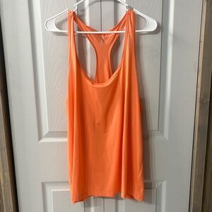 EUC Ideology Neon Orange RacerbackTank Top Women’s XXL p2p 23”
